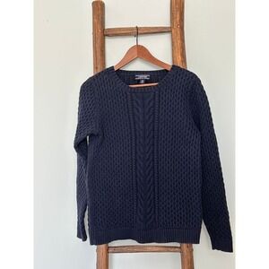 Land's End Cable knit sweater Size M